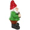 Go Away Sign Gnome Statue