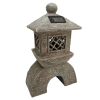 Japanese Pagoda Solar Lantern Statue