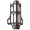 Canterbury Cathedral Gothic Wooden Corner Shelf