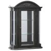 Black Rosedale Hardwood Curio Cabinet