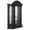 Black Rosedale Hardwood Curio Cabinet