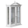 White Amesbury Manor Curio Cabinet