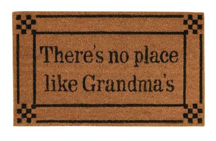 No Place Like Grandmas Doormat