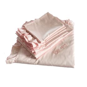 DM808T | Twin Size 4 piece Duvet Cover Set Ruffled Bedding 100% Cotton