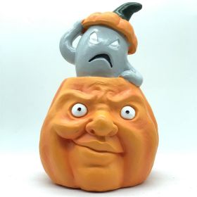 Halloween Ornament 2022,New Halloween Pumpkin Festive Expression Atmosphere Decorations Home Garden Ghost Ornament