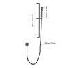 Eco-Performance Handheld Shower with 28-Inch Slide Bar and 59-Inch Hose