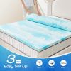 Memory Foam Cooling Gel Swirl Infused Bed Topper for Back Pain,3 Inches,Twin XL