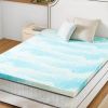 Memory Foam Cooling Gel Swirl Infused Bed Topper for Back Pain,3 Inches,Twin XL