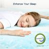 Memory Foam Cooling Gel Swirl Infused Bed Topper for Back Pain,3 Inches,Twin XL