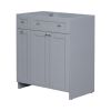 [Cabinet Only] 30" Bathroom Vanity-Gray