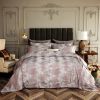 Queen Size Duvet Cover Set, 6 Piece Luxury Jacquard Bedding, Dolce Mela Hollywood DM714Q