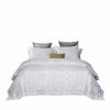 DM806Q | Queen Size Duvet Cover Set Jacquard Top & 100% Cotton Inside