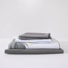 Duvet Cover Set 6 Piece Queen Size Cotton Bedding - Lecce by Dolce Mela