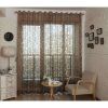 Window Sheer Curtains Panel, Barcelona