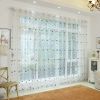 Window Sheer Curtains Panel, Pearly