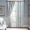 Curtains Damask Jacquard Grommet Semi-Blackout, Tall 60x100, Troyes by Dolce-Mela