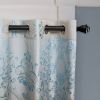 Curtains Damask Jacquard Grommet Semi-Blackout, Tall 60x100, Troyes by Dolce-Mela