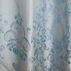 Curtains Damask Jacquard Grommet Semi-Blackout, Tall 60x100, Troyes by Dolce-Mela