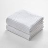 Waffle Bath Towels - White  Color- Set of 2