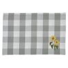 Wicklow Check Sunflower Embroidered Placemat