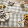 Wicklow Check Sunflower Embroidered Placemat