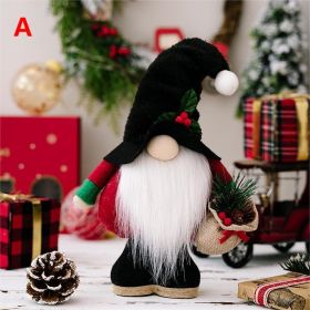 Christmas Gnome Dolls Christmas Day Gifts Dwarves Home Decoration Gifts (Option: A-30X19cm)