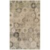 Arabella Heavily Distressed Retro Geometric Area Rug or Runner