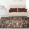 Oswell Medallion Indoor Washable Area Rug