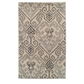 Distressed Southwestern Tribal Area Rug Or Runner Rug (Color: Beige, size: 5'x8')