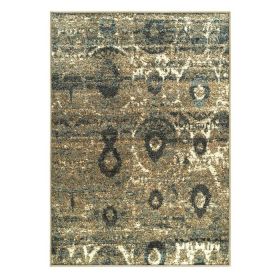 Rosemont Modern Geometric Abstract Indoor Area Rug Or Runner (Color: Blue, size: 8'x10')