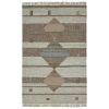 Sayah Eco-Friendly Geometric Handwoven Wool and Cotton Indoor Area Rug