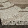 Sayah Eco-Friendly Geometric Handwoven Wool and Cotton Indoor Area Rug