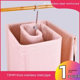 Stainless Steel Spiral Multi-functional Windproof Rotating Clothes Hanger (Option: Tube Thickness 13MM1pc)