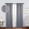 Blackout Solid Shimmer Grommet Curtain Panel Set of 2