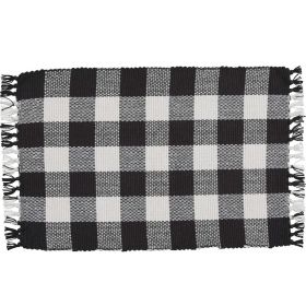 Wicklow Placemat-Yarn (Color2: Black & Cream)