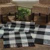 Wicklow Check Rag Rug Runner 2X6