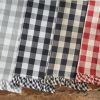 Wicklow Ruffled Check Table Runner 13" X 54"