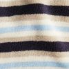 Cotton Striped Medium Weight 2 Piece Bath Towel Set