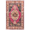 Deliana Oriental Distressed Geometric Medallion Indoor Area Rug