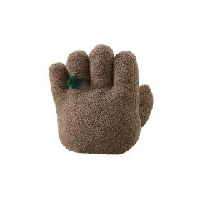 Hand Pillow (Color: Brown)