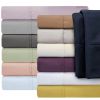 1000 Thread Count Cotton Deep Pocket Solid Bed Sheet Set