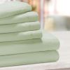 1000 Thread Count Cotton Deep Pocket Solid Bed Sheet Set