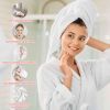 Zero Twist Smart Dry Combed Cotton 2 Piece Bath Towel Set