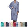 Cotton Ultra Soft Terry Adult Unisex Lightweight Luxury Bathrobe