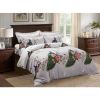 Duvet Cover Set, King Size Pictorial Bedding, Dolce Mela - Peacock DM706K