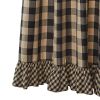 Wicklow Check Ruffled Shower Curtain