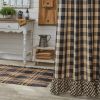 Wicklow Check Ruffled Shower Curtain