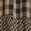 Wicklow Check Ruffled Shower Curtain